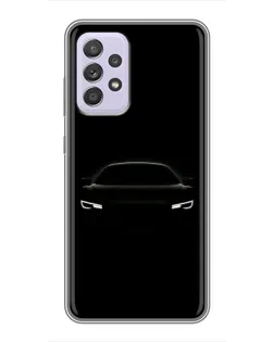 Чехол для Samsung Galaxy A52s 5G (A528) с картинкой «Взгляд Audi в темноте»