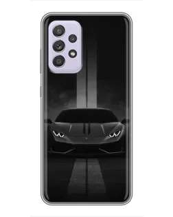 Чехол для Samsung Galaxy A52s 5G (A528) с картинкой «Lamborghini симметрия дорог»
