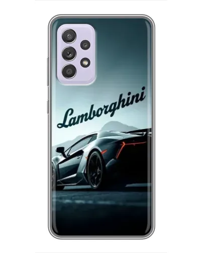 Чехол для Samsung Galaxy A52s 5G (A528) с картинкой «Классическая надпись Lamborghini»
