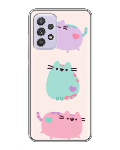 Чехол для Samsung Galaxy A52s 5G (A528) с картинкой «Pusheen трио» Чехол для Samsung Galaxy A52s 5G (A528) с картинкой «Pusheen трио»