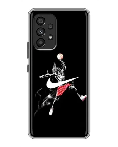 Чехол для Samsung Galaxy A53 (5G) с картинкой «Jordan Jumpman»