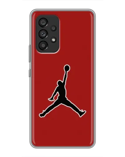 Чехол для Samsung Galaxy A53 (5G) с картинкой «Jordan Red Back»