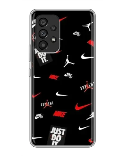Чехол для Samsung Galaxy A53 (5G) с картинкой «Nike Mix Pattern»