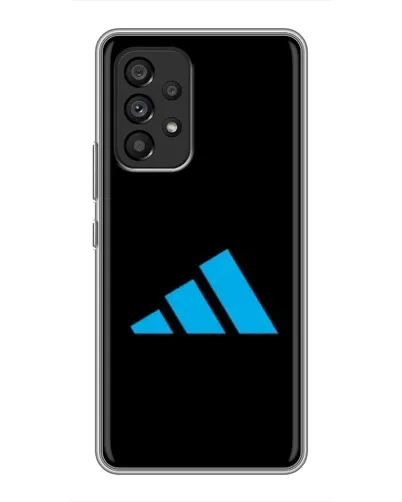 Чехол для Samsung Galaxy A53 (5G) с картинкой «Adidas Cyan Logo»