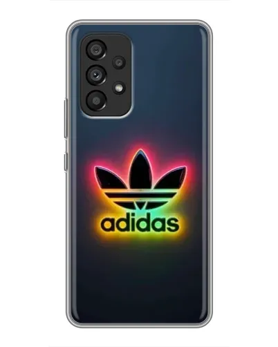 Чехол для Samsung Galaxy A53 (5G) с картинкой «Неоновый Adidas»