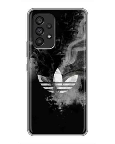 Чехол для Samsung Galaxy A53 (5G) с картинкой «Абстрактный дым Adidas»