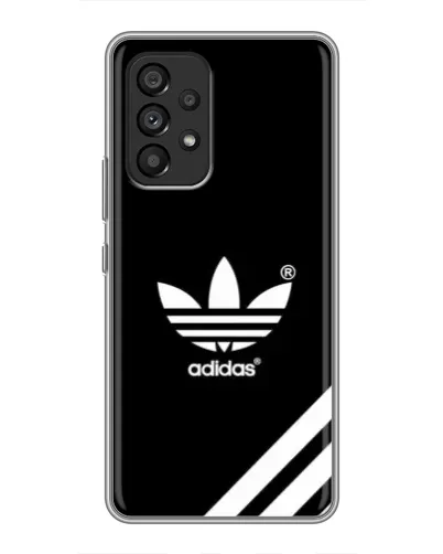 Чехол для Samsung Galaxy A53 (5G) с картинкой «Adidas с диагональными полосами»