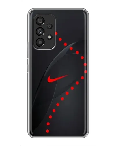 Чехол для Samsung Galaxy A53 (5G) с картинкой «Абстрактный дизайн Nike»