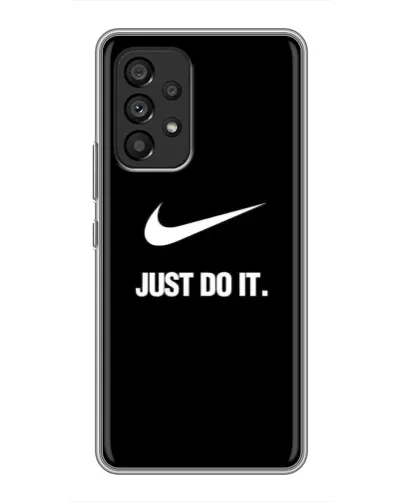 Чехол для Samsung Galaxy A53 (5G) с картинкой «Классический принт Nike»