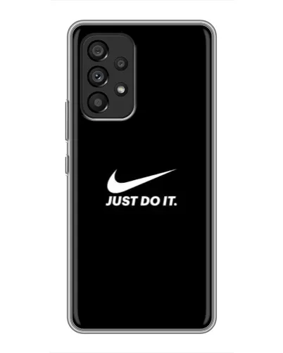 Чехол для Samsung Galaxy A53 (5G) с картинкой «Минимализм от Nike»