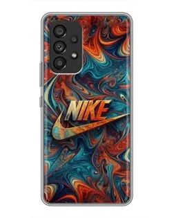 Чехол для Samsung Galaxy A53 (5G) с картинкой «Nike в абстракции»