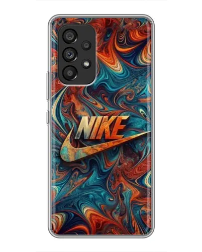 Чехол для Samsung Galaxy A53 (5G) с картинкой «Nike в абстракции»