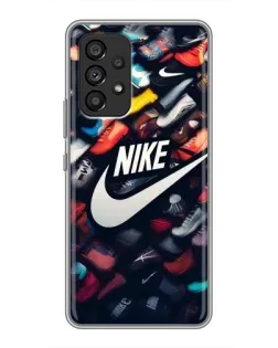 Чехол для Samsung Galaxy A53 (5G) с картинкой «Коллекция кроссовок Nike»