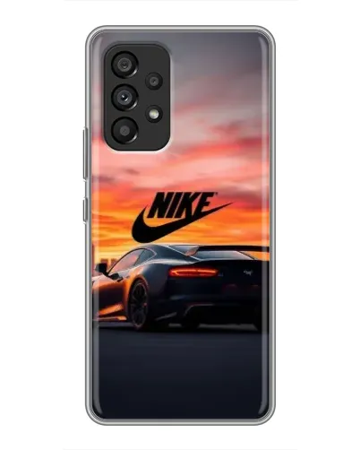 Чехол для Samsung Galaxy A53 (5G) с картинкой «Nike и суперкар»