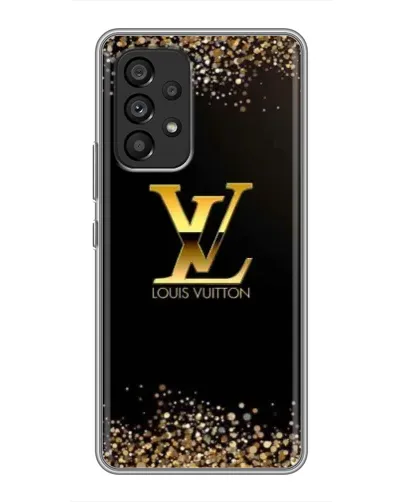 Чехол для Samsung Galaxy A53 (5G) с картинкой «LV — золотые искры» Чехол для Samsung Galaxy A53 (5G) с картинкой «LV — золотые искры»