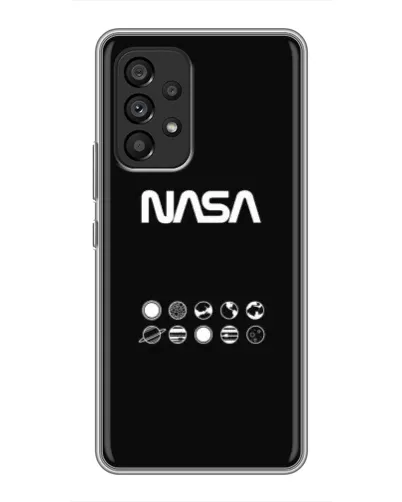 Чехол для Samsung Galaxy A53 (5G) с картинкой «NASA — технический принт»