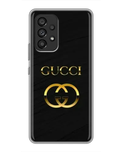 Чехол для Samsung Galaxy A53 (5G) с картинкой «Золотой логотип Gucci» Чехол для Samsung Galaxy A53 (5G) с картинкой «Золотой логотип Gucci»
