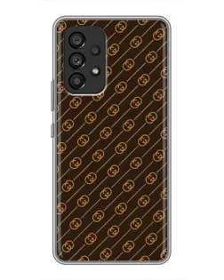 Чохол для Samsung Galaxy A53 (5G) з картинкою «Gucci — золоті діагоналі» Чохол для Samsung Galaxy A53 (5G) з картинкою «Gucci — золоті діагоналі»