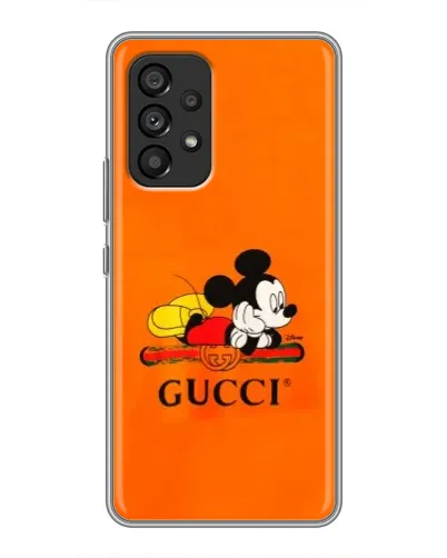 Чохол для Samsung Galaxy A53 (5G) з картинкою «Міккі Маус Gucci — помаранч» Чохол для Samsung Galaxy A53 (5G) з картинкою «Міккі Маус Gucci — помаранч»