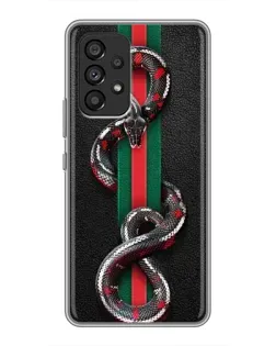 Чохол для Samsung Galaxy A53 (5G) з картинкою «Gucci — змія на смузі» Чохол для Samsung Galaxy A53 (5G) з картинкою «Gucci — змія на смузі»