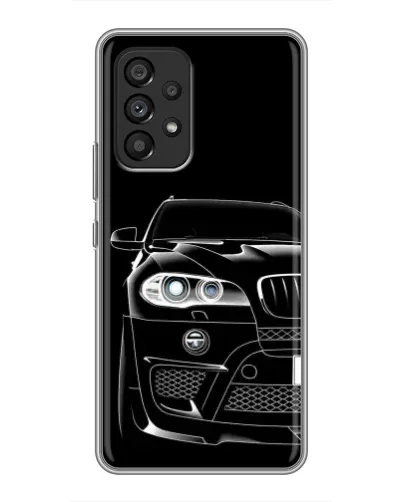 Чехол для Samsung Galaxy A53 (5G) с картинкой «Темный силуэт BMW»