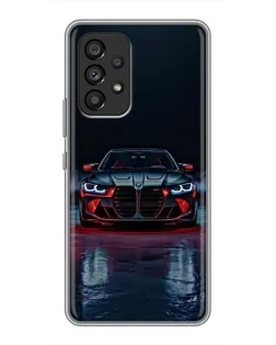 Чехол для Samsung Galaxy A53 (5G) с картинкой «BMW на мокрой дороге»