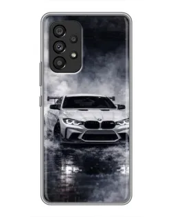Чехол для Samsung Galaxy A53 (5G) с картинкой «BMW сквозь туман»