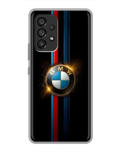 Чехол для Samsung Galaxy A53 (5G) с картинкой «BMW M-Power неон»