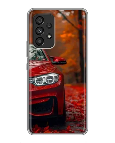 Чехол для Samsung Galaxy A53 (5G) с картинкой «Осенняя BMW M4»