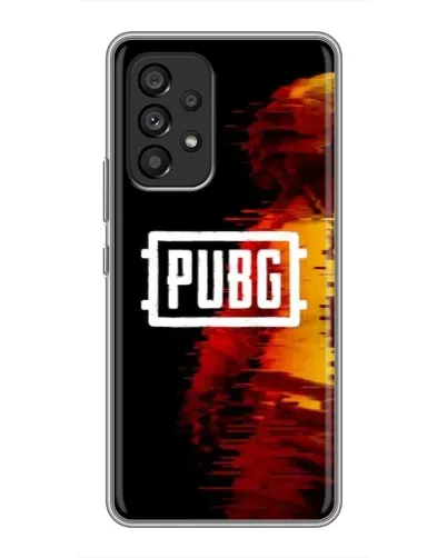 Чехол для Samsung Galaxy A53 (5G) с картинкой «Яркий логотип PUBG»