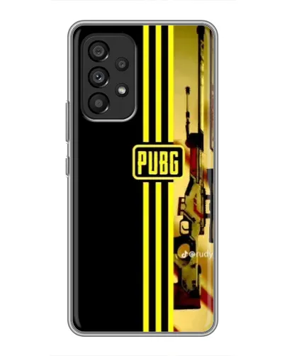 Чехол для Samsung Galaxy A53 (5G) с картинкой «PUBG — камуфляжный шлем»