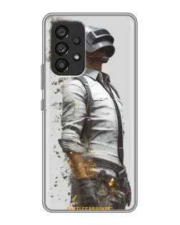 Чехол для Samsung Galaxy A53 (5G) с картинкой «PUBG — боец в пыли»