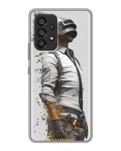 Чехол для Samsung Galaxy A53 (5G) с картинкой «PUBG — боец в пыли»