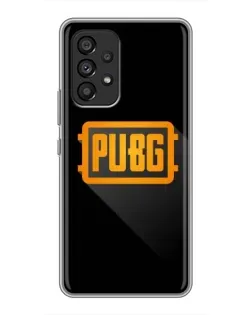 Чехол для Samsung Galaxy A53 (5G) с картинкой «PUBG — рамка лого»