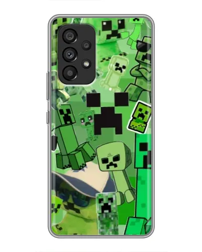 Чехол для Samsung Galaxy A53 (5G) с картинкой «Криперы Minecraft» Чехол для Samsung Galaxy A53 (5G) с картинкой «Криперы Minecraft»