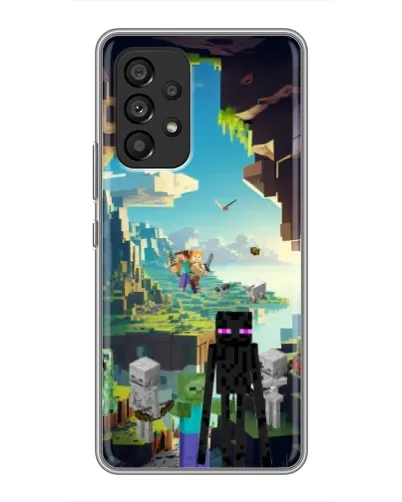 Чехол для Samsung Galaxy A53 (5G) с картинкой «Эндермен в лесу» Чехол для Samsung Galaxy A53 (5G) с картинкой «Эндермен в лесу»