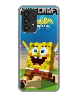 Чохол для Samsung Galaxy A53 (5G) з картинкою «Губка Боб Minecraft» Чохол для Samsung Galaxy A53 (5G) з картинкою «Губка Боб Minecraft»