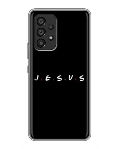 Чехол для Samsung Galaxy A53 (5G) с картинкой «Точки веры J.E.S.U.S.»