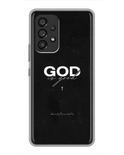 Чехол для Samsung Galaxy A53 (5G) с картинкой «GOD — Бог над всем»