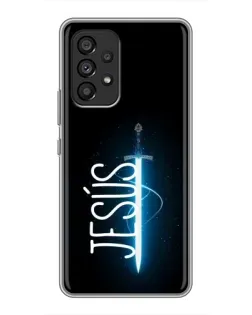 Чехол для Samsung Galaxy A53 (5G) с картинкой «Меч Духа Jesus»