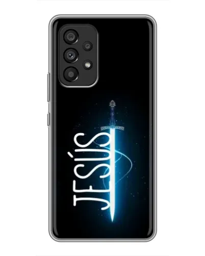 Чехол для Samsung Galaxy A53 (5G) с картинкой «Меч Духа Jesus»