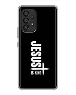 Чехол для Samsung Galaxy A53 (5G) с картинкой «Вертикаль веры Jesus»