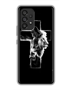 Чехол для Samsung Galaxy A53 (5G) с картинкой «Сияющий крест Jesus»
