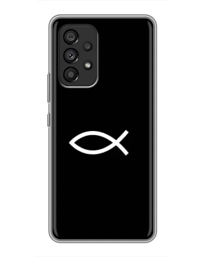 Чехол для Samsung Galaxy A53 (5G) с картинкой «Символ рыбы Jesus» Чехол для Samsung Galaxy A53 (5G) с картинкой «Символ рыбы Jesus»