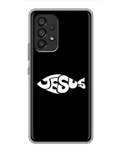 Чехол для Samsung Galaxy A53 (5G) с картинкой «Рыба Jesus»