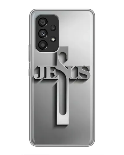 Чехол для Samsung Galaxy A53 (5G) с картинкой «Металлический крест Jesus» Чехол для Samsung Galaxy A53 (5G) с картинкой «Металлический крест Jesus»