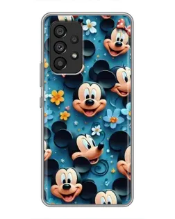 Чехол для Samsung Galaxy A53 (5G) с картинкой «Паттерн Микки и Минни»