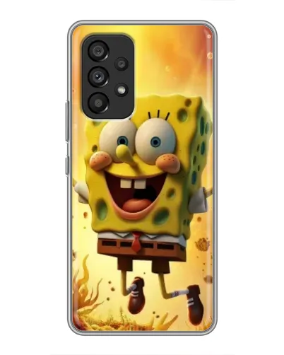 Чехол для Samsung Galaxy A53 (5G) с картинкой «Губка Боб прыгает» Чехол для Samsung Galaxy A53 (5G) с картинкой «Губка Боб прыгает»