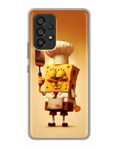 Чехол для Samsung Galaxy A53 (5G) с картинкой «Губка Боб повар» Чехол для Samsung Galaxy A53 (5G) с картинкой «Губка Боб повар»