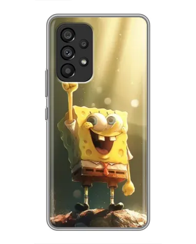 Чехол для Samsung Galaxy A53 (5G) с картинкой «Сияющий Спанч Боб» Чехол для Samsung Galaxy A53 (5G) с картинкой «Сияющий Спанч Боб»